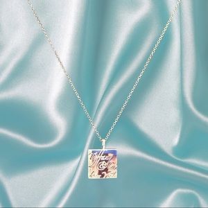 Authentic Tiffany & Co. Notes Square Necklace 16"